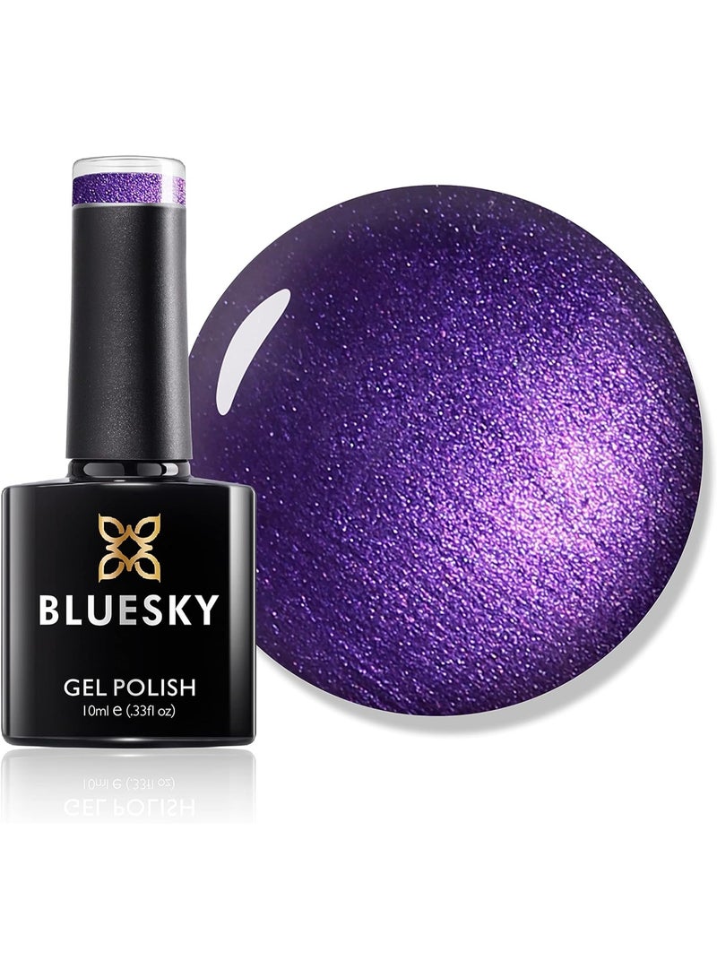 Bluesky Gel Nail Polish Purple Grape 80551 Dark Long Lasting Chip Resistant 10 ml Requires Drying Under UV LED Lamp - Image 1