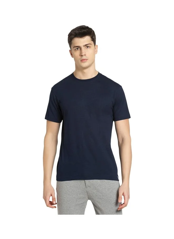 JOCKEY Jockey 2714 Men Super Combed Cotton Rich Solid Round Neck Half Sleeve T Shirt