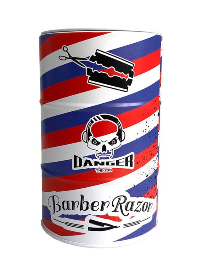 NIBEMINENT Metal Colour-blocking Blade Storage Case for Hair Salon Holding Used Safety Razor Blades Keeping Countertop Clean and Tidy Multicolour - Image 1