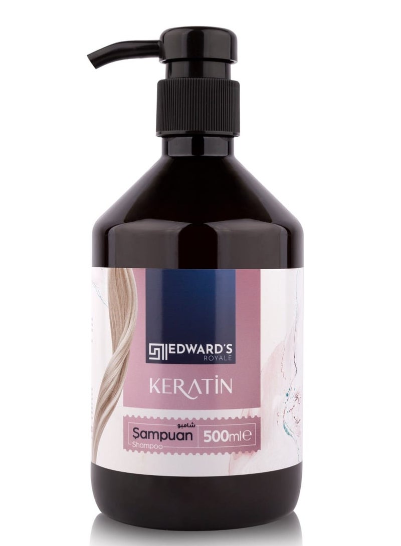 Edwards Keratin Shampoo 500ml - Image 1