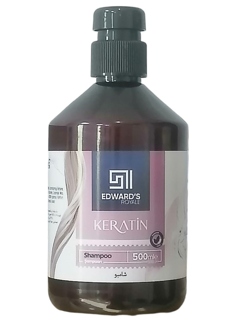 Edwards Keratin Shampoo 500ml - Image 2