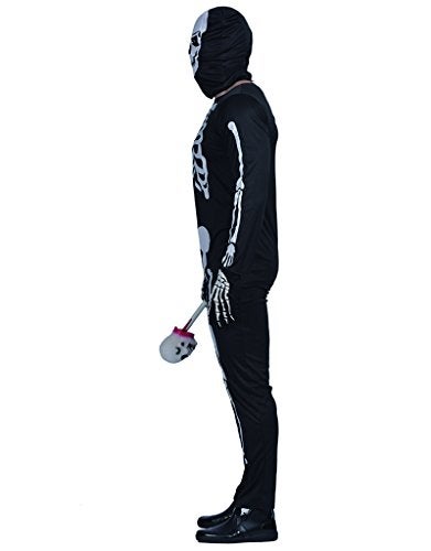 EraSpooky Men's Skeleton Halloween Costume(White, Large) - Image 3