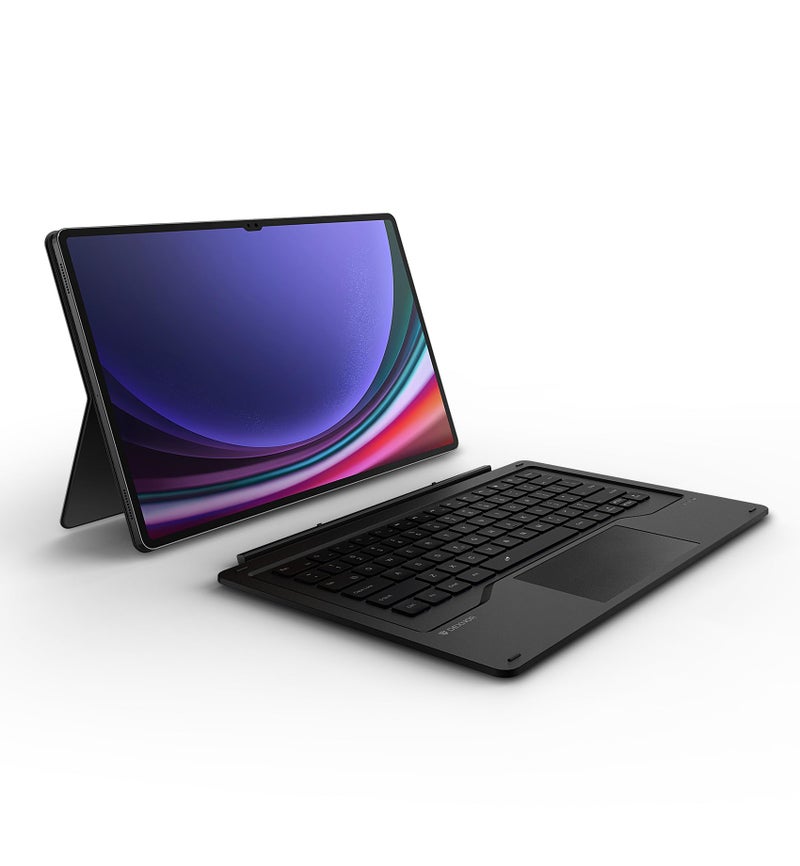 Dexnor Keyboard Case for Samsung Galaxy Tab S10 Ultra/ S9 Ultra Keyboard 14.6 Inch Magnetic Detachable Book Cover Style Keyboard Multi-Touch Trackpad Backlit S Pen Holder-Black - Image 4
