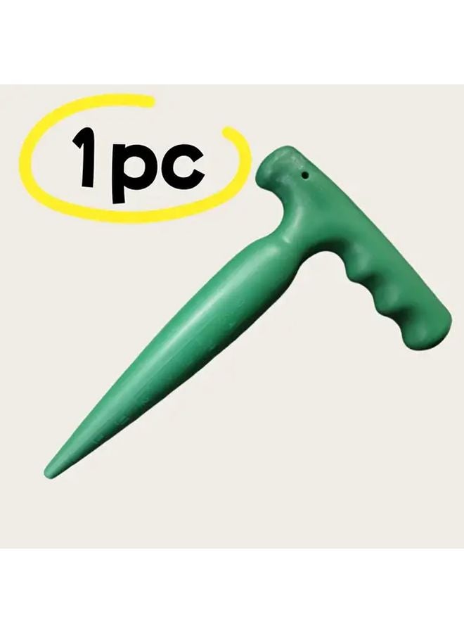 Enhanced Green Manual Soil Drill Tool Ergonomic Grip Efficient Seed Planting Garden Transplanter - Image 3