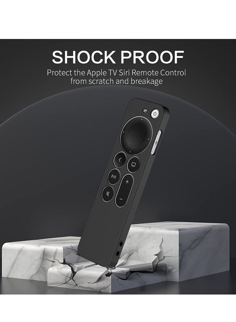 Silicone Case for Apple TV 4K Siri Remote 2021 with Silicone TV Box Case for Apple TV 4K 2021 Shock Resistant Slip Resistant and Drop Resistant - Image 5