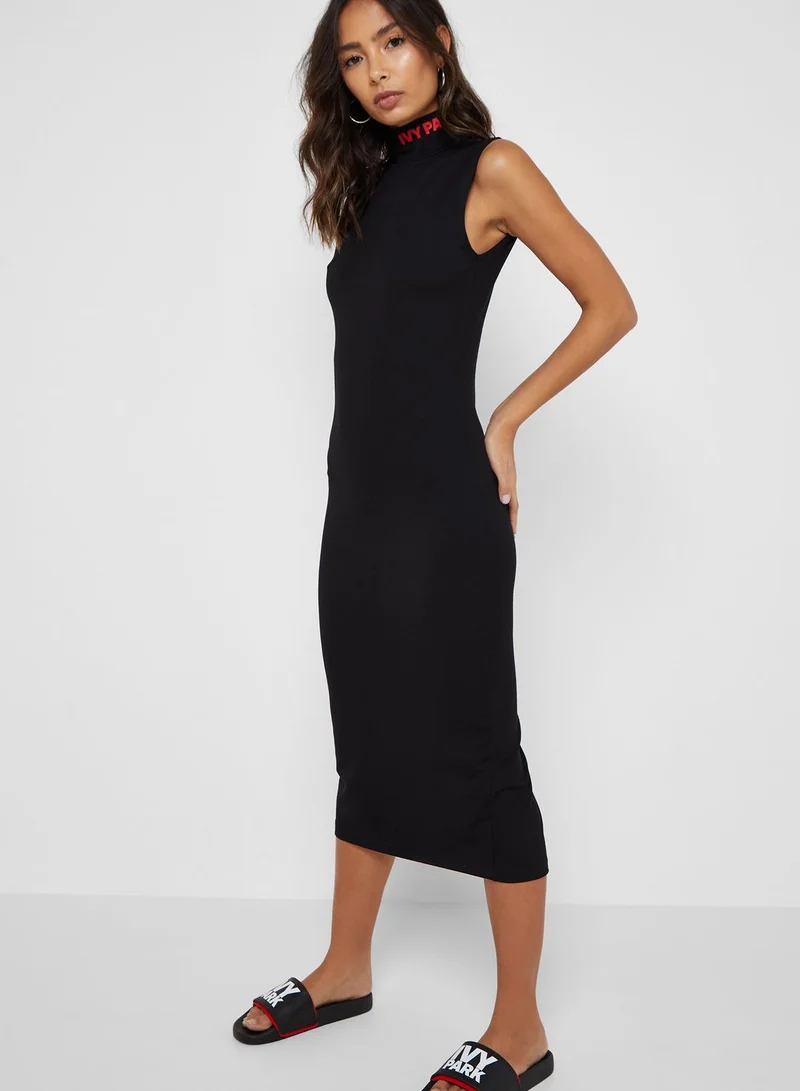 ivy park bodycon dress High Neck for Women Midi dress