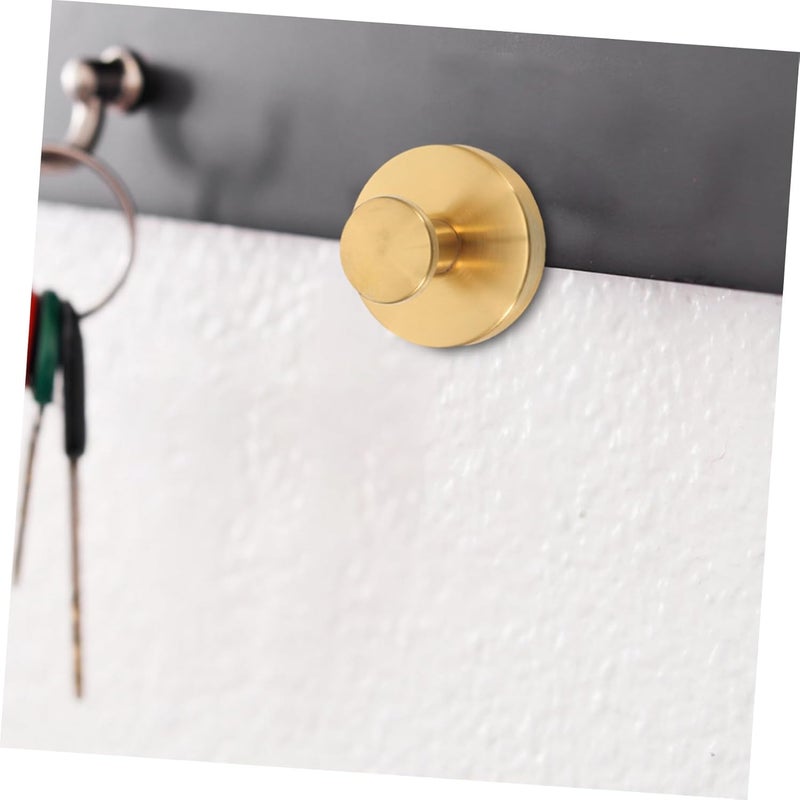 TIDTALEO Stainless Steel Suction Cup Hooks No-Drill Wall Coat Hooks for Bathroom and Shower Towel Holder 4pcs Set Gold and Brushed Finish - Image 5