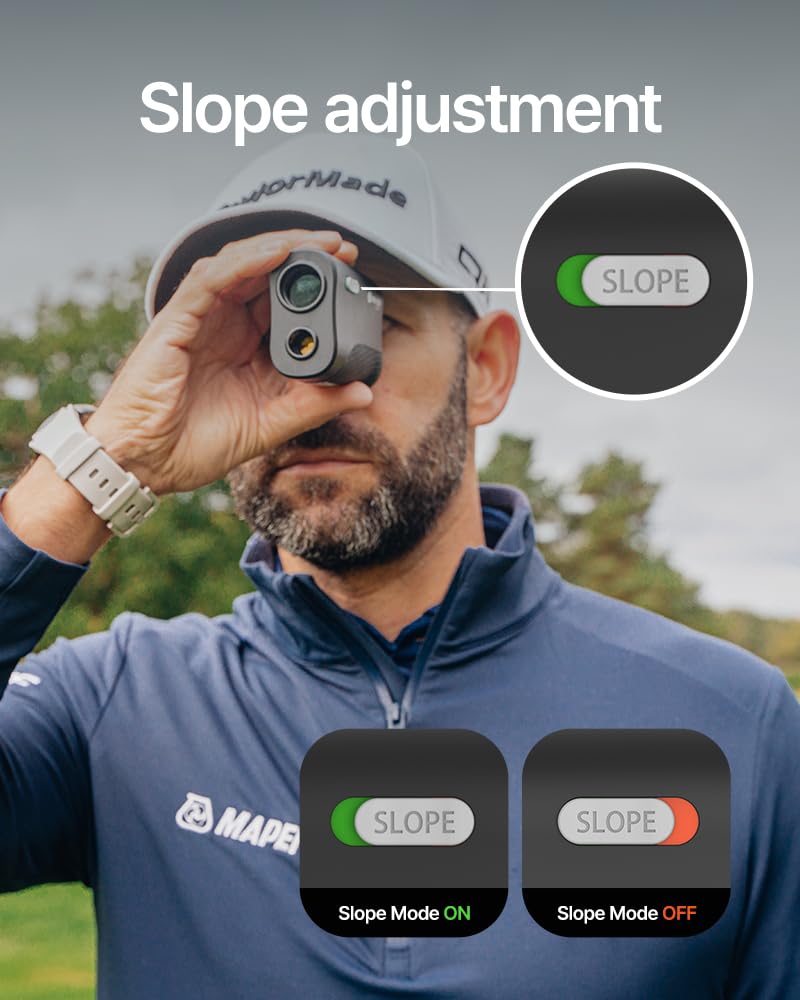 Golf Buddy GOLFBUDDY 2S PRO Golf Range Finder with Slope, Measuring from The Cart, 1093 Yard Laser Rangefinder, Magnetic Mount, Pin Finder with Flag Pole Locking Vibration, One Click Scan Mode, Water Proof - Image 5