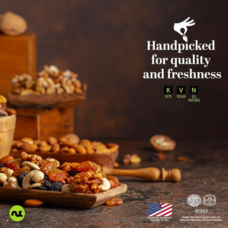 NUT CRAVINGS Raw Brazil Nuts Unsalted No Shell Whole 48oz 3 LB Bulk Nuts Packed Fresh in Resealable Bag Kosher Healthy Snack Food Assortments - Image 5