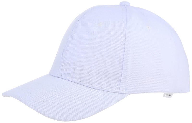 Summer baseball and snapback cap (white)- Fitted, One Size, unisex