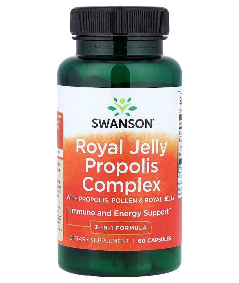 SWANSON Royal Jelly Propolis Complex 60 Capsules