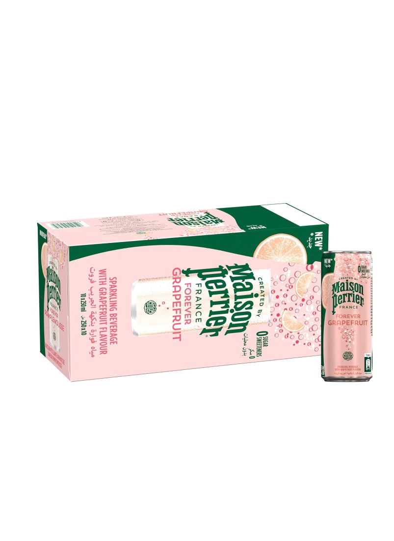Maison Perrier Grapefruit Slim Can 10x250ml 