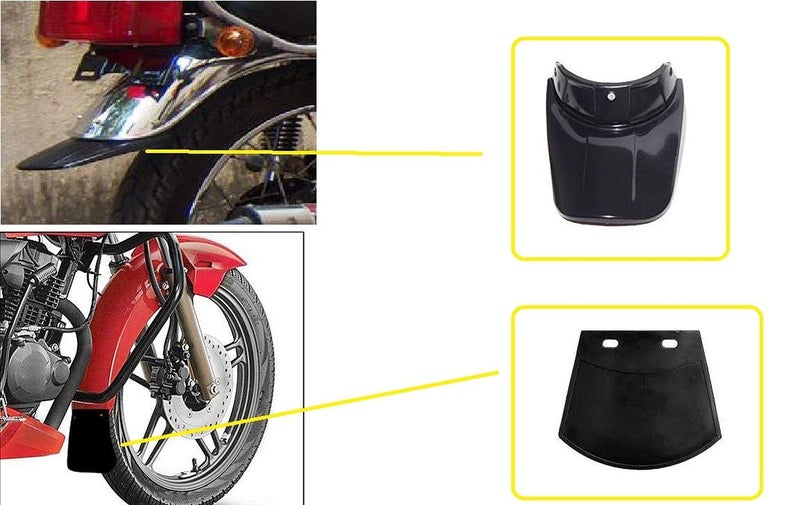 AOW Front and Rear Mudguard Flap for RX100/135/RXG (AOWck of 2) - Image 2