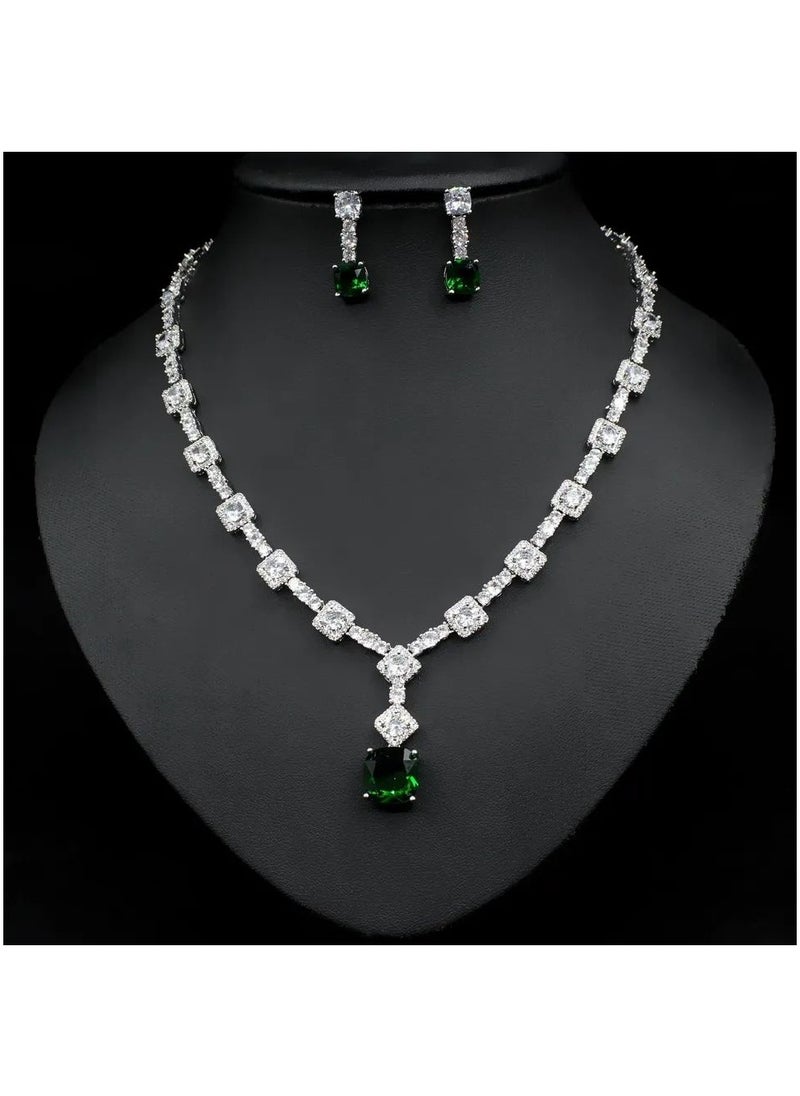 Generic - Cubic Zirconia necklace set - Image 1