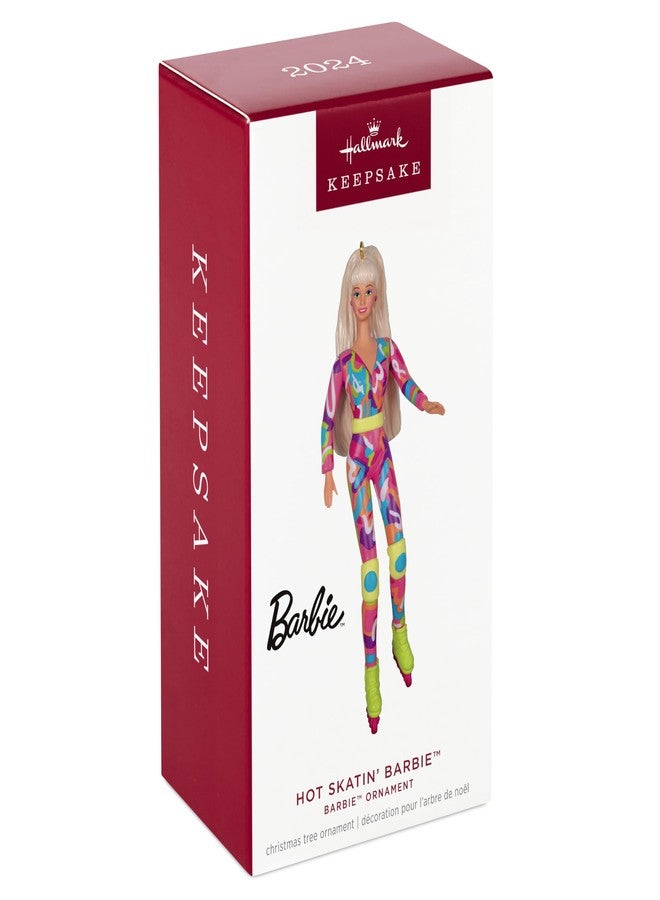 Hallmark Keepsake Christmas Ornament 2024, Barbie Hot Skatin' Barbie, Gifts for Her - Image 3