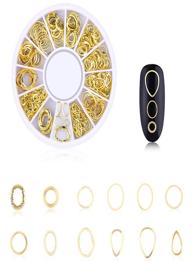 DANNEASY 3d Nail Charms, Nail Jewels, Gold Nail Art Charms, Charm for Nails Metal Nail Studs Jewelry for Acrylic Nails DIY Craft Nail Decoration (6 Boxes) - Image 5