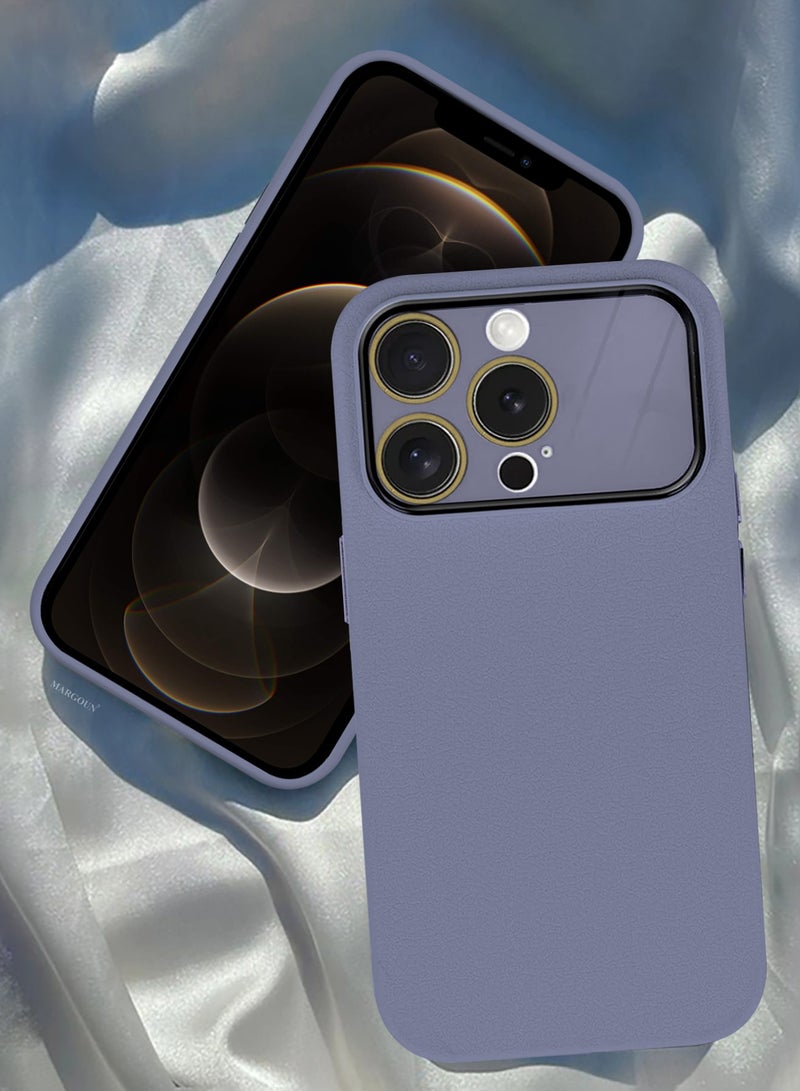 Hard Silicone Case Cover for Apple iPhone 12 Pro Max - Cover with Camera Protection Bumper - Auto Focus Design - Purple - Image 4