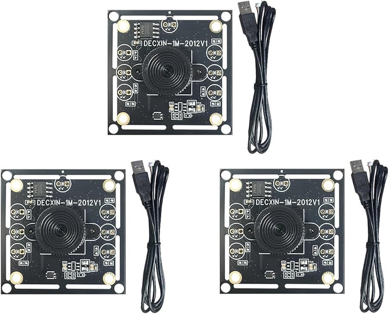 3 Sets OV9732 USB Camera Module 1MP 720P 100 Degree Wide Angle Lens - Image 2
