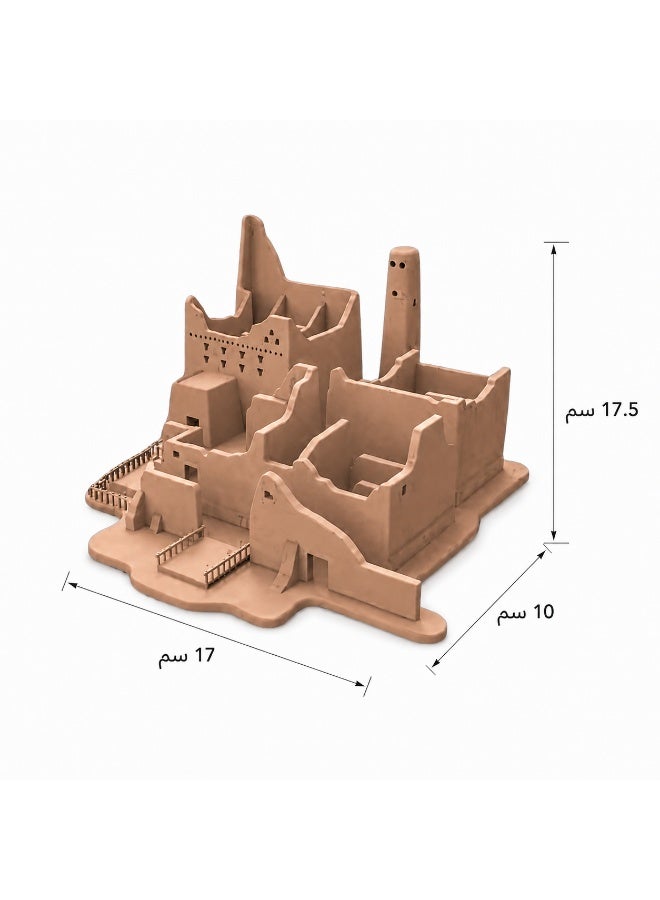 Salwa Palace Heritage Model With Najdi Architectural Design For Home And Office Decor - Image 3