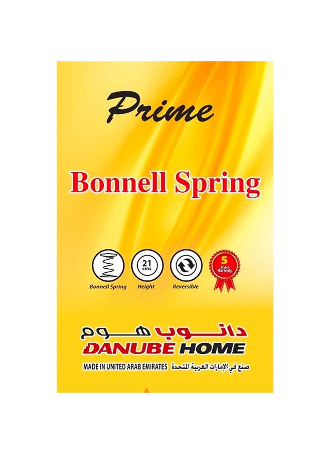 DANUBE HOME Danube Home Prime Bonnel Spring Mattress Medium Firm Feel King Bed Mattress Spine Balance For Pressure Relief L200xW180 cm Thickness 22 cm White  - Image 5