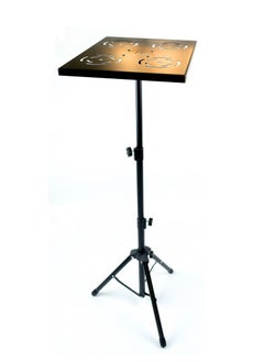 Mike Music Mike Music Projector Tripod Stand, Portable DJ Equipment Stand, Folding Floor Tripod Stand, Outdoor Computer Table Stand for Stage or Studio, Height Adjustable 23 to 46 Inch  - Image 5