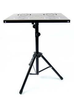 Mike Music Mike Music Projector Tripod Stand, Portable DJ Equipment Stand, Folding Floor Tripod Stand, Outdoor Computer Table Stand for Stage or Studio, Height Adjustable 23 to 46 Inch  - Image 3