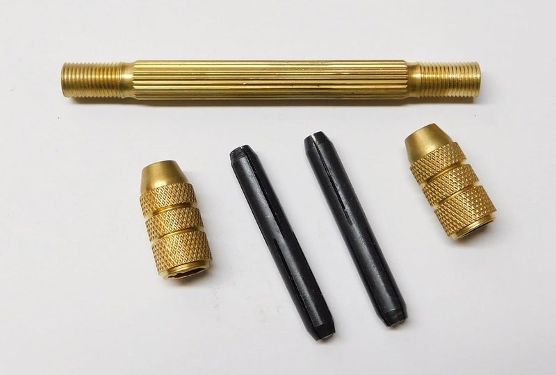 Oscar OSCAR 3 Pack Mini Double End Pin Vise for Watch Clock Jewelry Repairing Tool Bit Jewelry Craft 4 Inch - Image 2