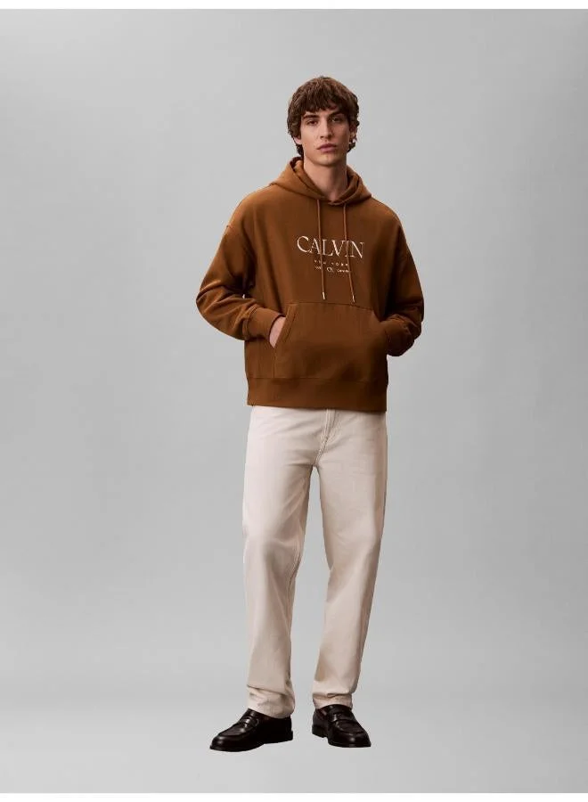 Calvin Klein  Graphic Pullover Hoodie for Men | Best Price UAE