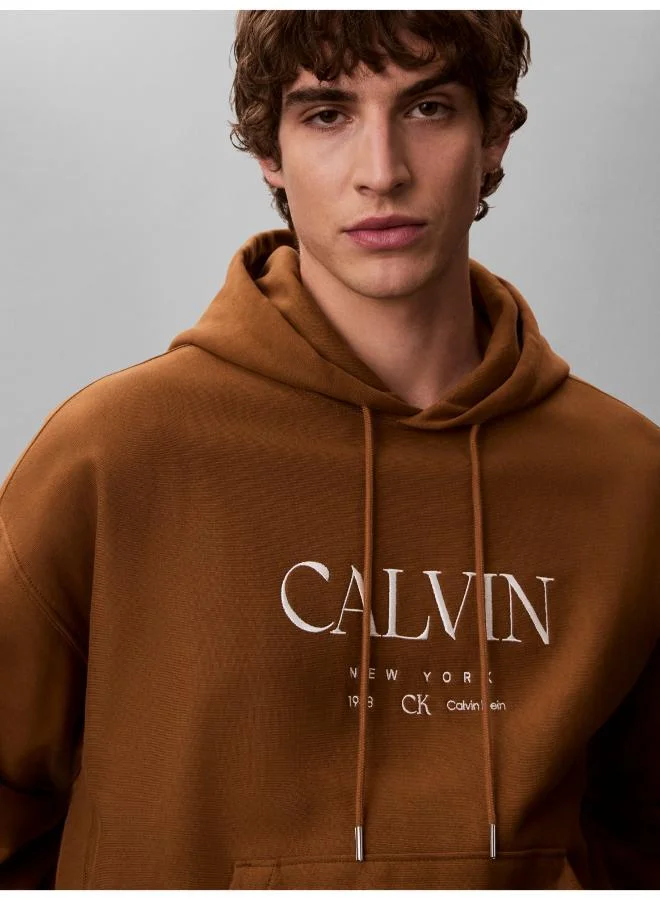 Calvin Klein  Graphic Pullover Hoodie for Men | Best Price UAE