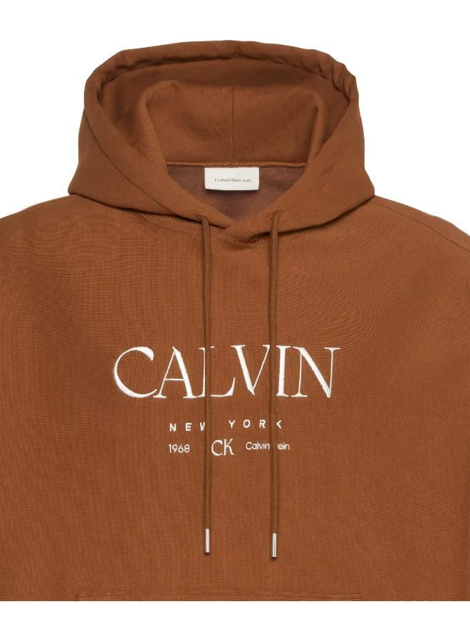 Calvin Klein  Graphic Pullover Hoodie for Men | Best Price UAE