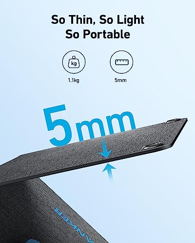 Anker Solix PS30 Solar Panel, 30W Foldable Portable Solar Charger, IP65 Water and Dust Resistance, Ultra-Fast Charging, Charges 2 Devices at Once, for Camping, Hiking, and Outdoor Activities. - Image 5