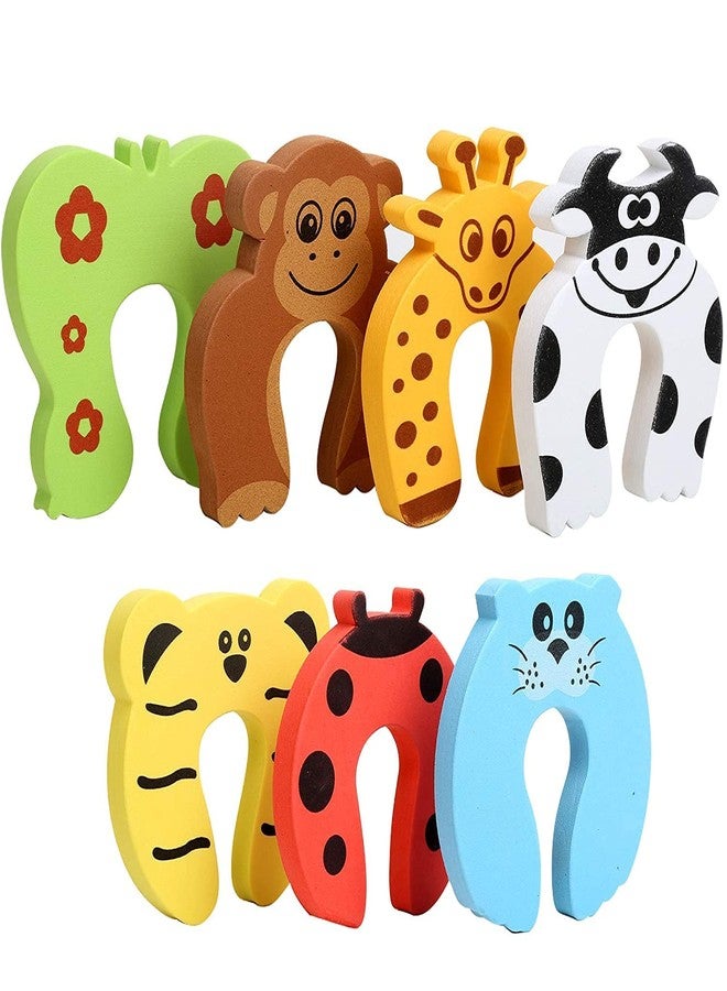 Takositio Door Finger Pinch Guard, Cartoon Stop, Soft Foam Cushion Baby Protector, Prevent Injuries, Slamming Door, Child Not Getting Locked in Room (Random, 24pcs Random) - Image 1