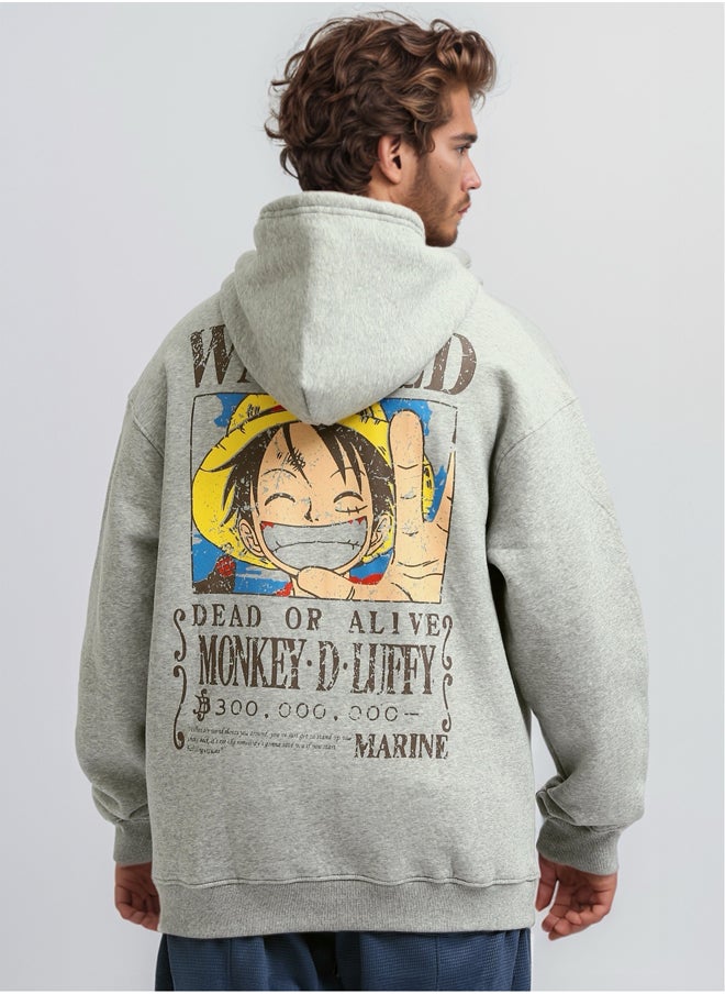 RAVIN Heather Grey Hoodie Shirt With Kangaro Pocket  - Image 3