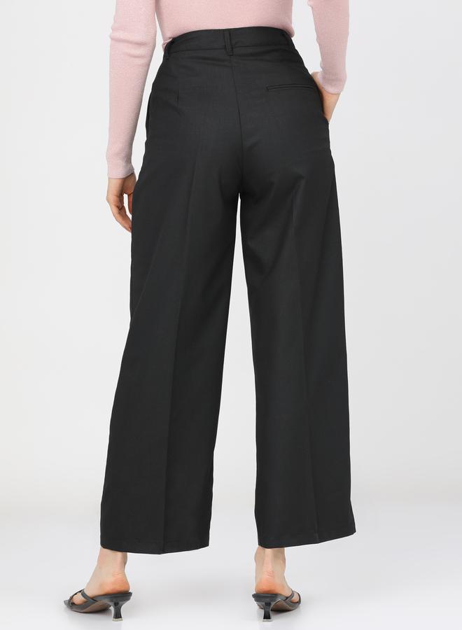 Tokyo Talkies Straight Fit Easy Wash Pleated Parallel Trouser - Image 3