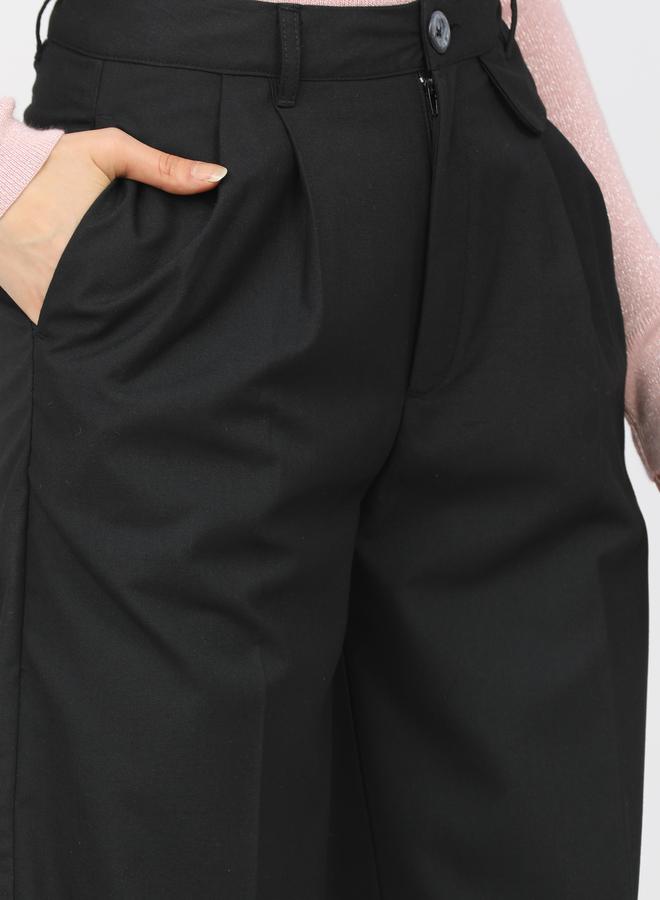 Tokyo Talkies Straight Fit Easy Wash Pleated Parallel Trouser - Image 4