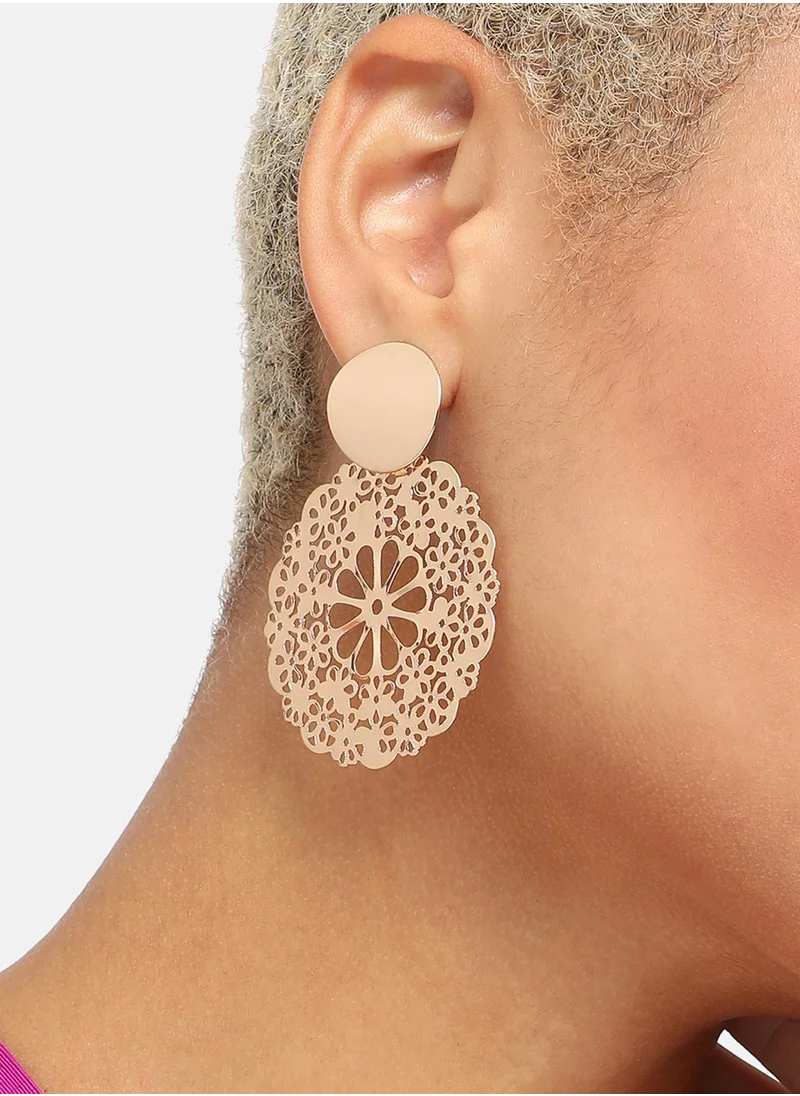 SOHI Mandala Drop Earrings