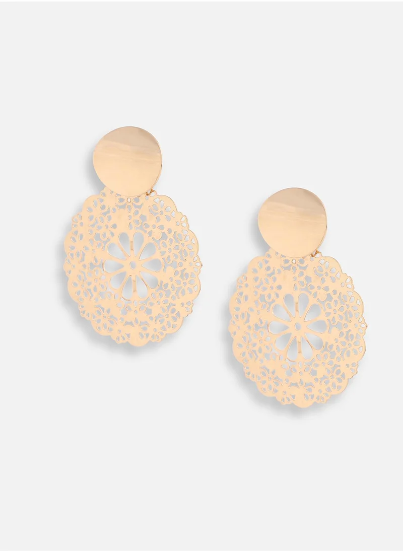 SOHI Mandala Drop Earrings