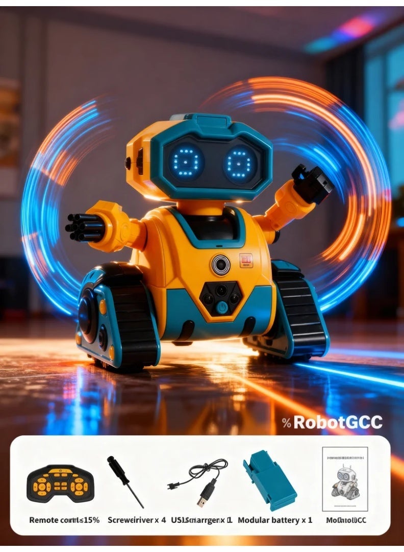 روبوت برمجة ذكي، تجميع DIY مع مستشعر الأشعة تحت الحمراء، تحكم لاسلكي 2.4 جيجا هرتز، هدية ألعاب لطيفة للأطفال - Image 3