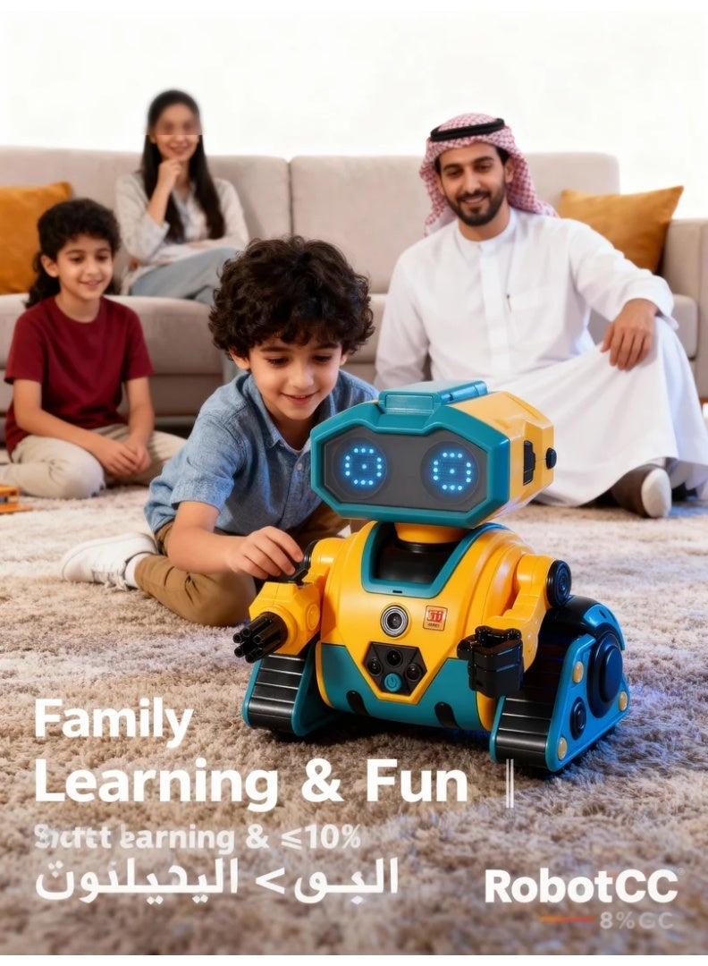 روبوت برمجة ذكي، تجميع DIY مع مستشعر الأشعة تحت الحمراء، تحكم لاسلكي 2.4 جيجا هرتز، هدية ألعاب لطيفة للأطفال - Image 5