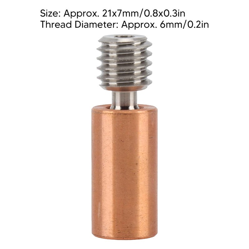 ثنائي المعدن كسر الحرارة سبيكة النحاس كل معدن كسر الحرارة لطابعة ثلاثية الأبعاد PRUSA i3 MK3 MK3S V6 2 قطعة - Image 4