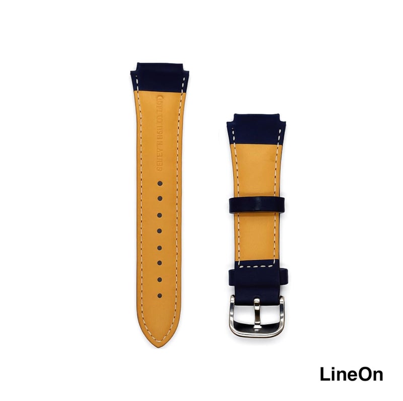 Lineon 18mm Genuine Leather Watch Strap Cut Pattern Specially Compatible With CASIO Royale AE-1200WH AE 1200 WH with Tool - Image 4