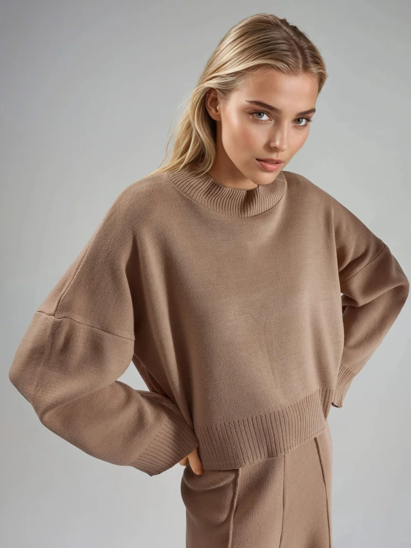 MY FASHION Loose Fit Knit Sweater