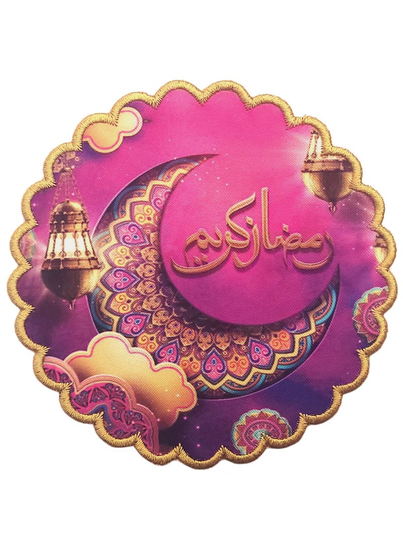 Alwan Eid And Ramadan Kareem Set of 6 Coasters And 1 Runner - Image 3