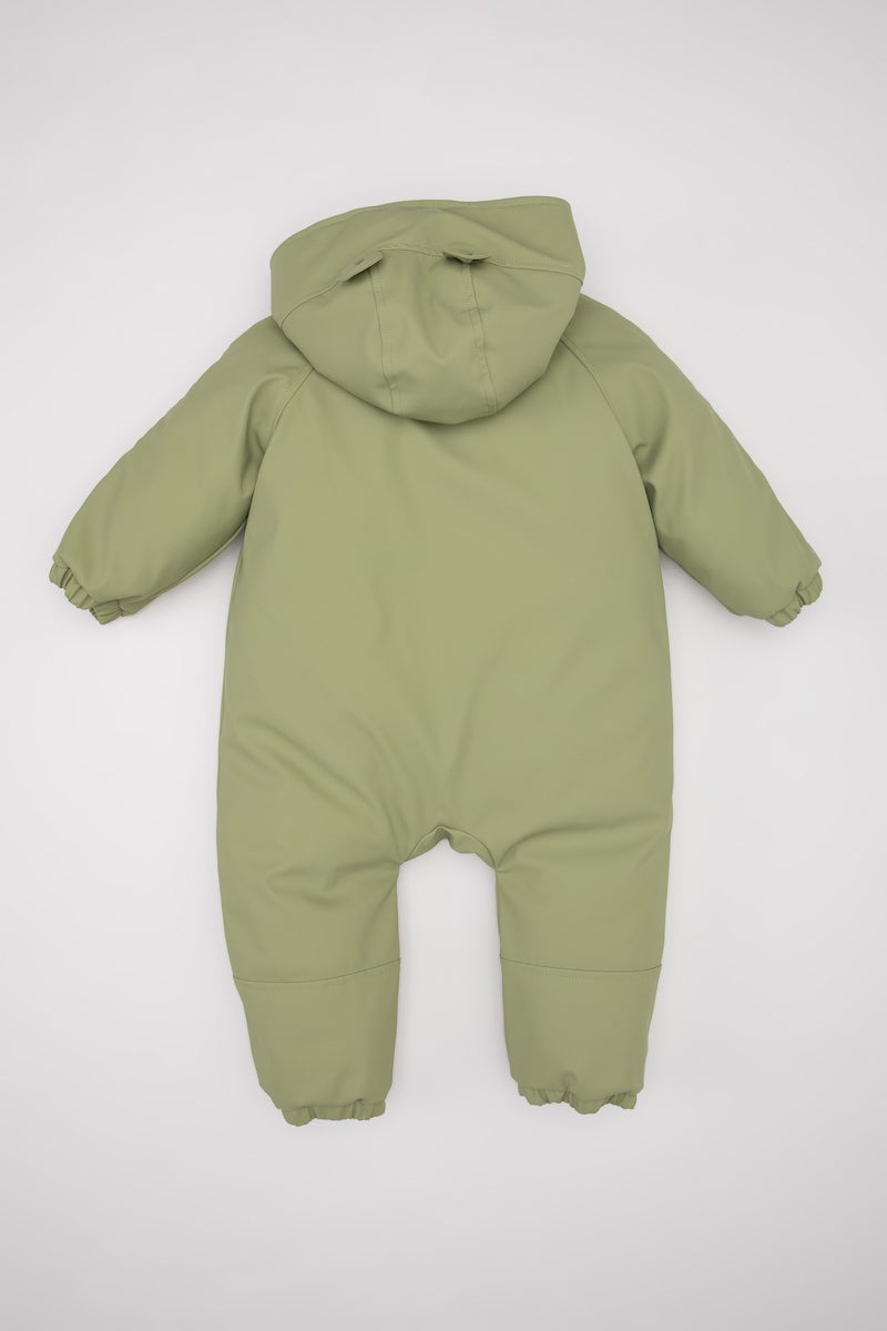 DeFacto Baby Boy Waterproof Hooded Zippered Jumpsuit Jacket  - Image 4