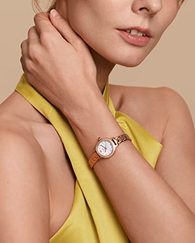 Lola Rose Elegant Women's Dress Watch with Genuine Gemstone, Ladies Multicolor Stainless Steel Bracelet Watch, Classic Gift for Women - Image 5