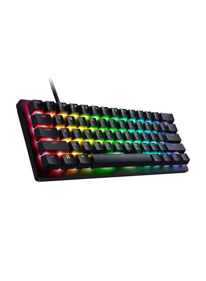 ريزر لوحة مفاتيح ميكانيكية صغيرة للألعاب Huntsman V3 Pro 60%، مفتاح بصري تناظري من الجيل الثاني، أغطية مفاتيح PBT مزدوجة، تمرير مفتاح N، مضاد للظلال، نوع C قابل للفصل، تخطيط ENG | RZ03-04990100-R3M1 - Image 3