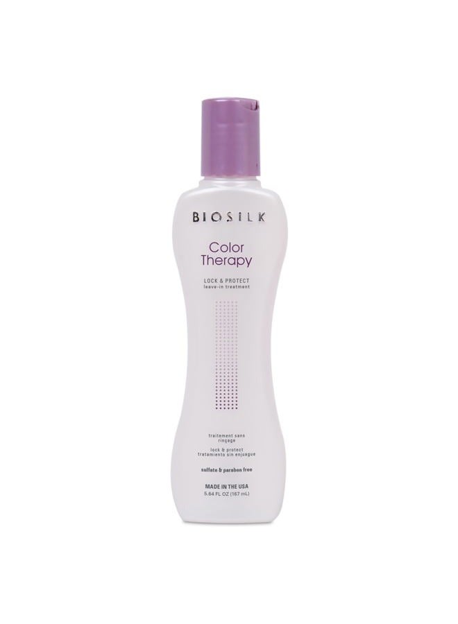 BIOSILK Color Therapy Lock & Protect, Prevents Color Loss & Strengthens Hair, Keeps Color Vibrant & Rich, Sulfate, Paraben & Cruelty-Free, 5.64 Oz - Image 1