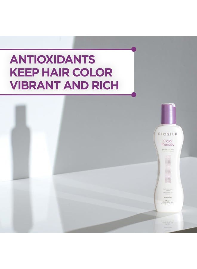 BIOSILK Color Therapy Lock & Protect, Prevents Color Loss & Strengthens Hair, Keeps Color Vibrant & Rich, Sulfate, Paraben & Cruelty-Free, 5.64 Oz - Image 5