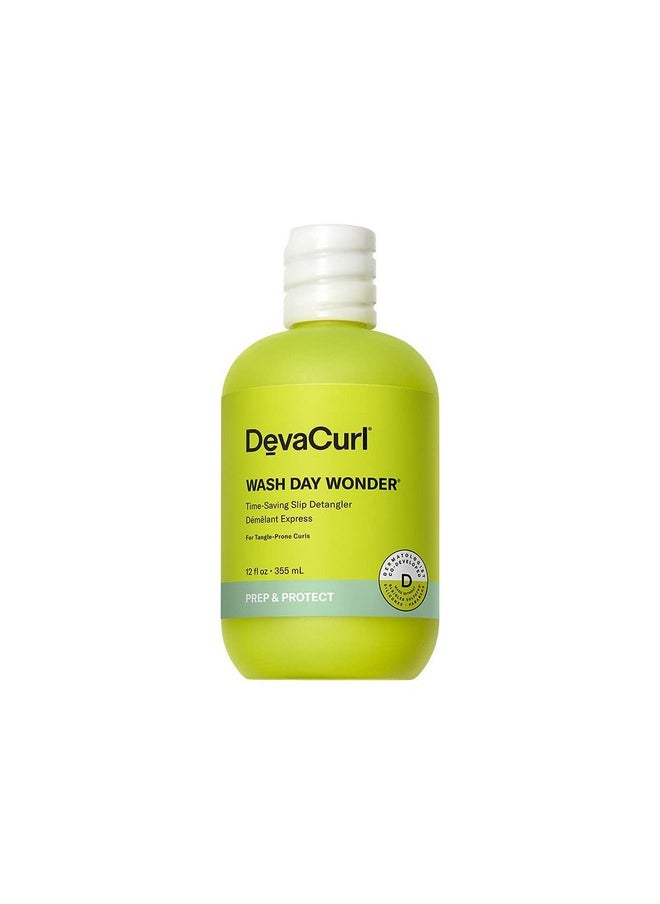 DevaCurl Wash Day Wonder Timesaving Slip Detangler Green Oasis 12 Fl. Oz.  - Image 1