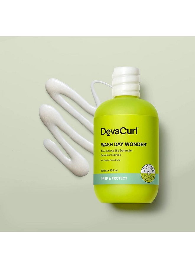 DevaCurl Wash Day Wonder Timesaving Slip Detangler Green Oasis 12 Fl. Oz.  - Image 3